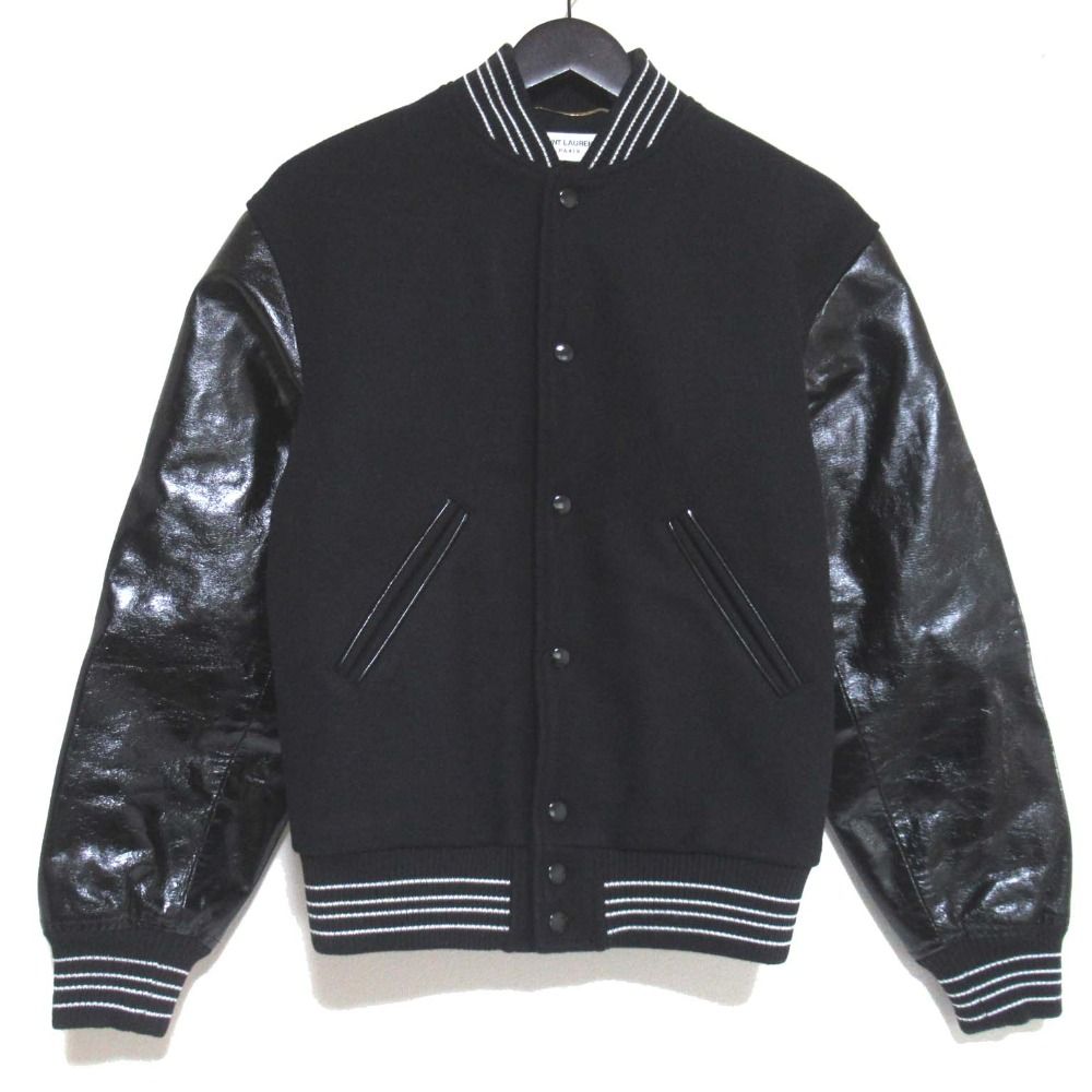 美品 SAINT LAURENT PARIS サンローランパリ テディジャケット バー