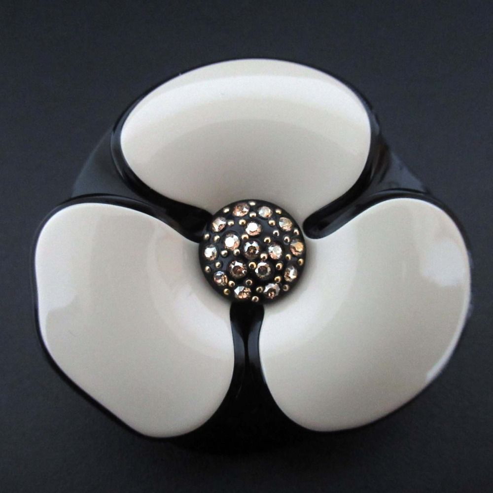 美品 ALEXANDRE DE PARIS アレクサンドルドゥパリ フラワーモチーフ