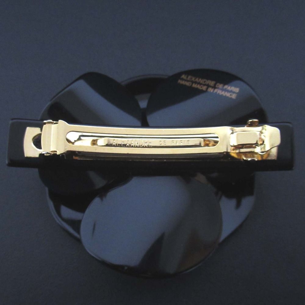 美品 ALEXANDRE DE PARIS アレクサンドルドゥパリ フラワーモチーフ