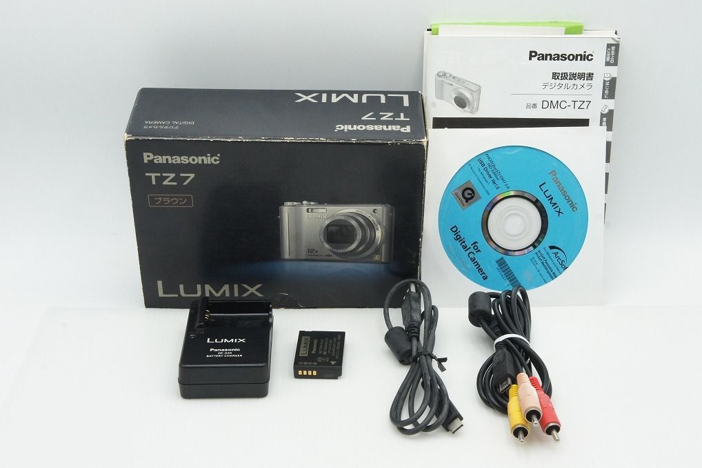 良品 Panasonic パナソニック LUMIX DMC-TZ7 コンパクトデジタルカメラ