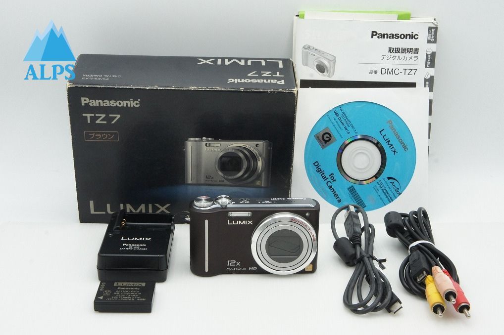 良品 Panasonic パナソニック LUMIX DMC-TZ7 コンパクトデジタルカメラ