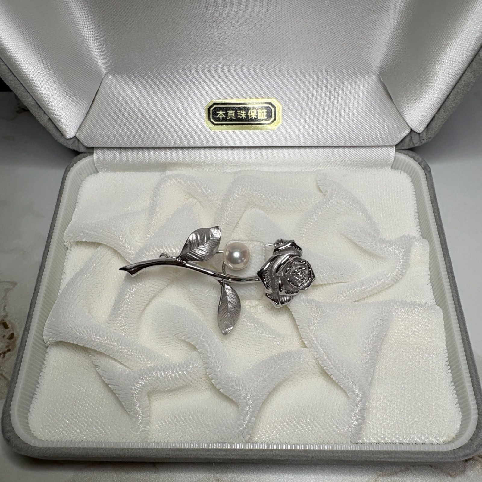 あこや本真珠 SVブローチ - メルカリ