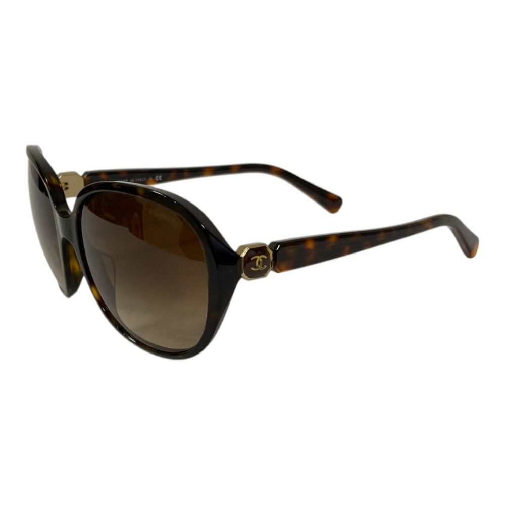 美品 CHANEL シャネル ココマーク サングラス グラデーション 5285-A