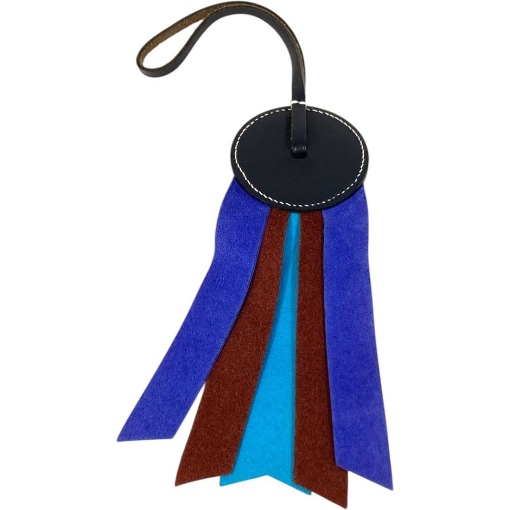 美品 HERMES エルメス パドック フロット バッグチャーム ブラック