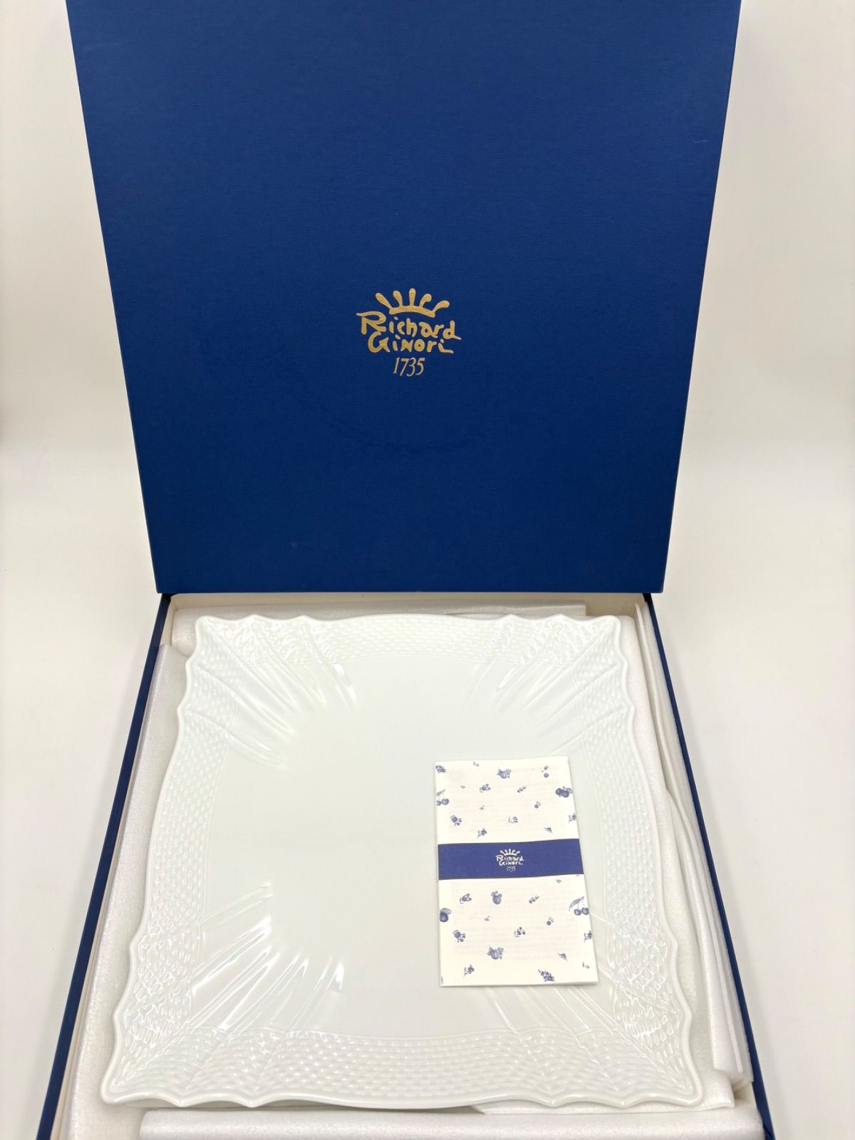 未使用保管品 Richard Ginori リチャードジノリ ベッキオホワイト 30