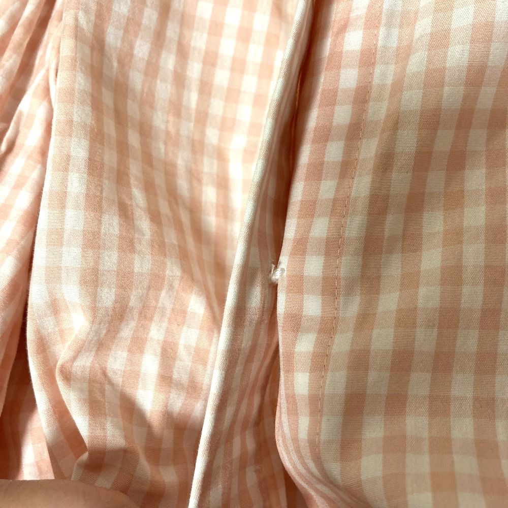 美品 yori ヨリ ギンガムチェック ブラウス YR2221-062SM サイズ38