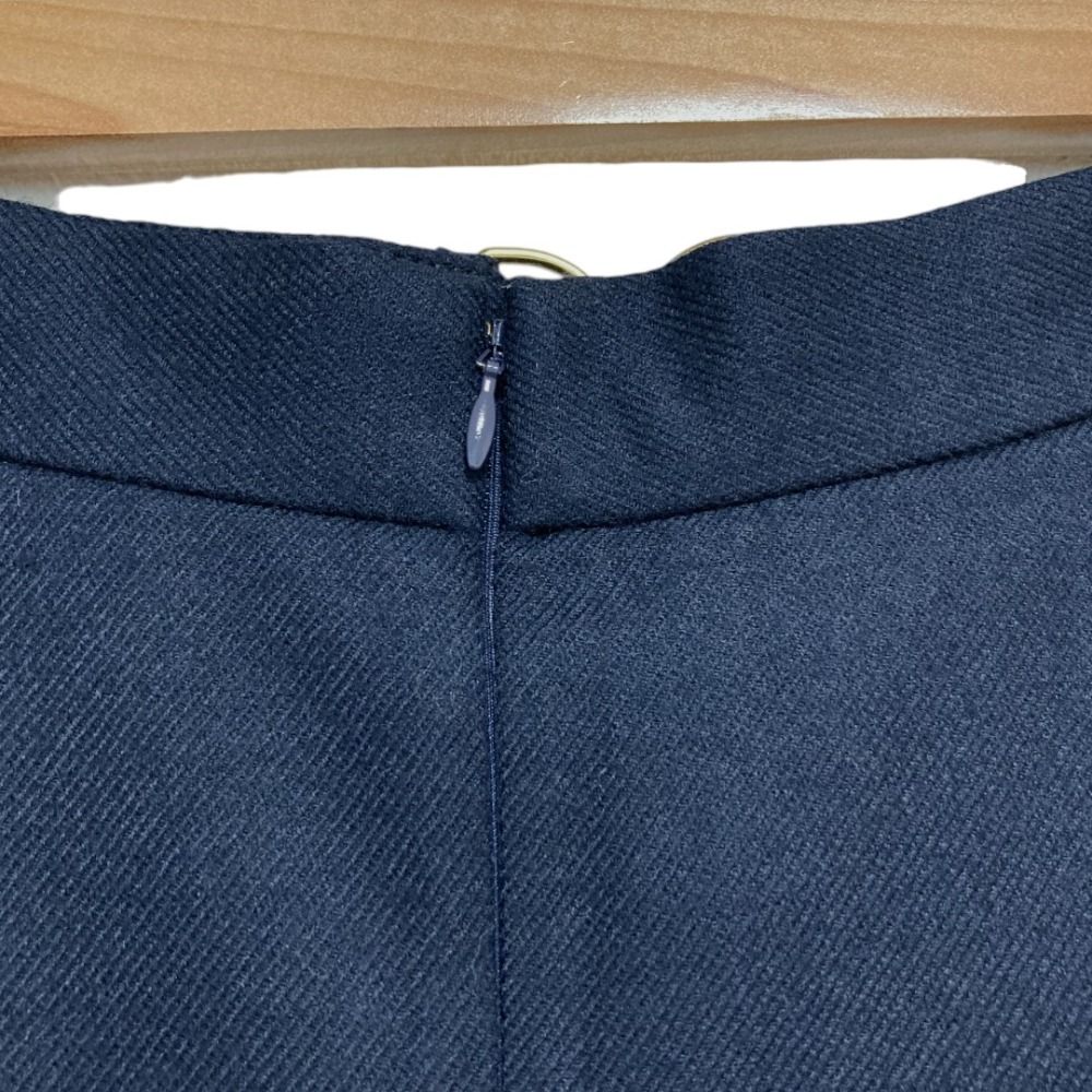 美品 23AW ANAYI アナイ ストレッチボタニーベルトバックル スカート