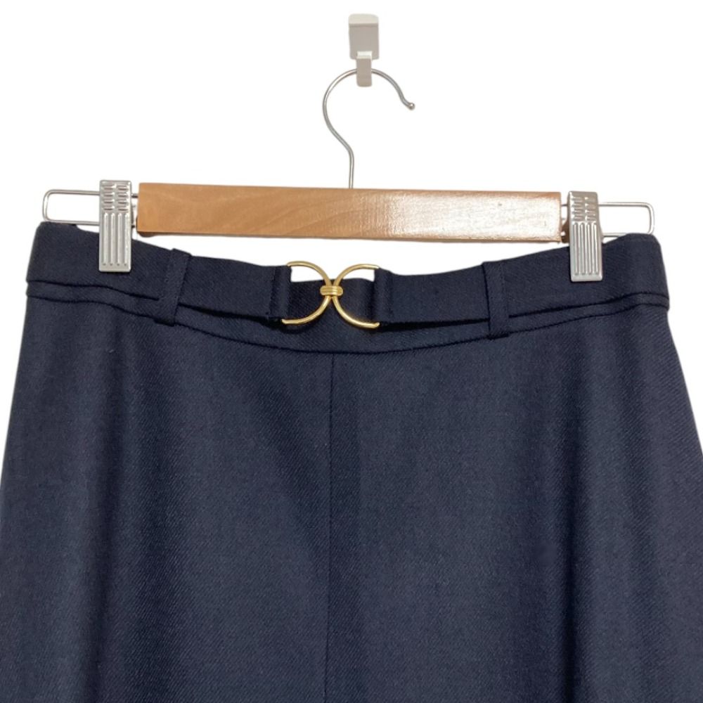 美品 23AW ANAYI アナイ ストレッチボタニーベルトバックル スカート