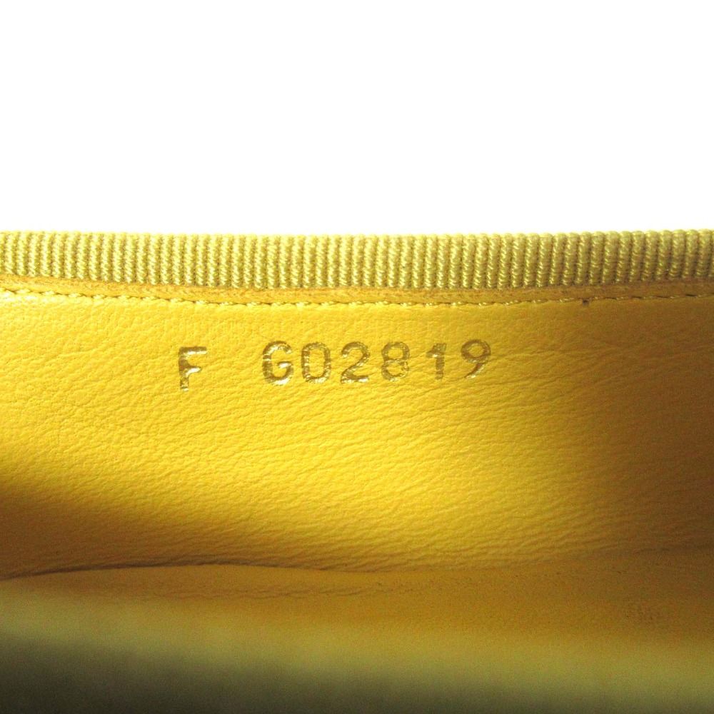 美品 CHANEL シャネル ココマーク リボン バレリーナ フラットシューズ