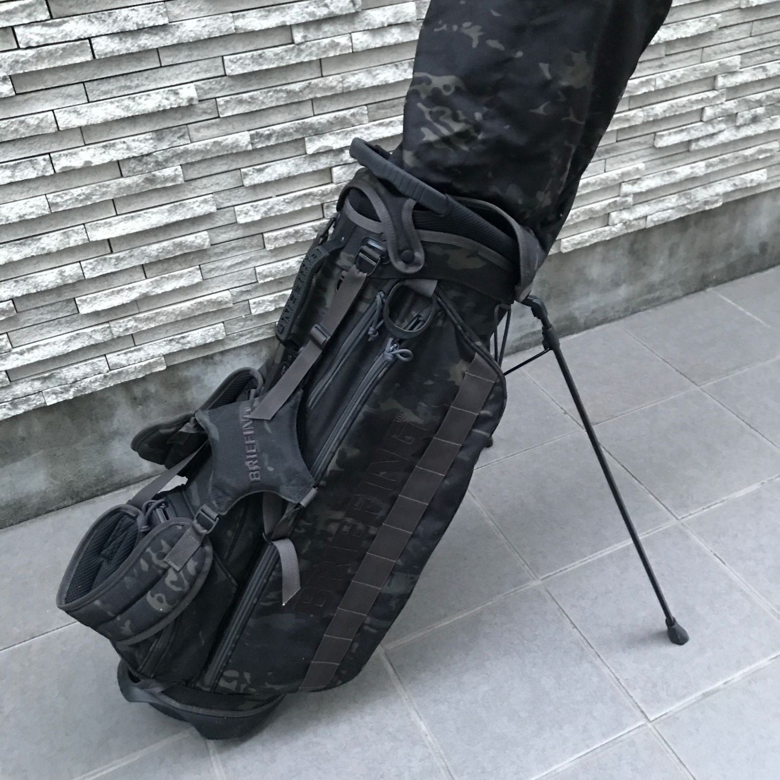 キャディバッグ カモフラ柄