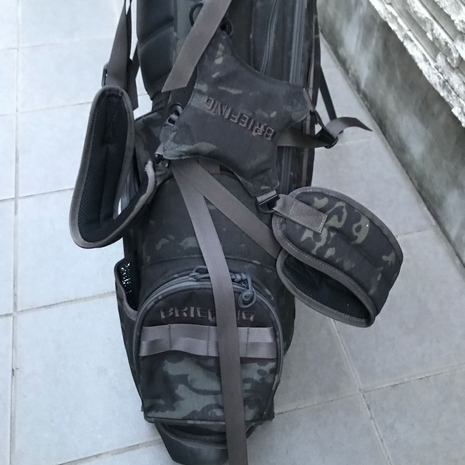 キャディバッグ カモフラ柄