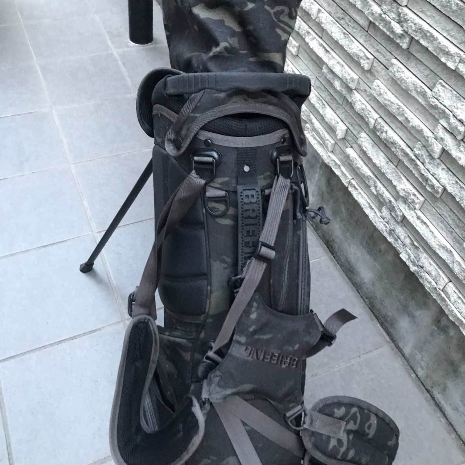 キャディバッグ カモフラ柄