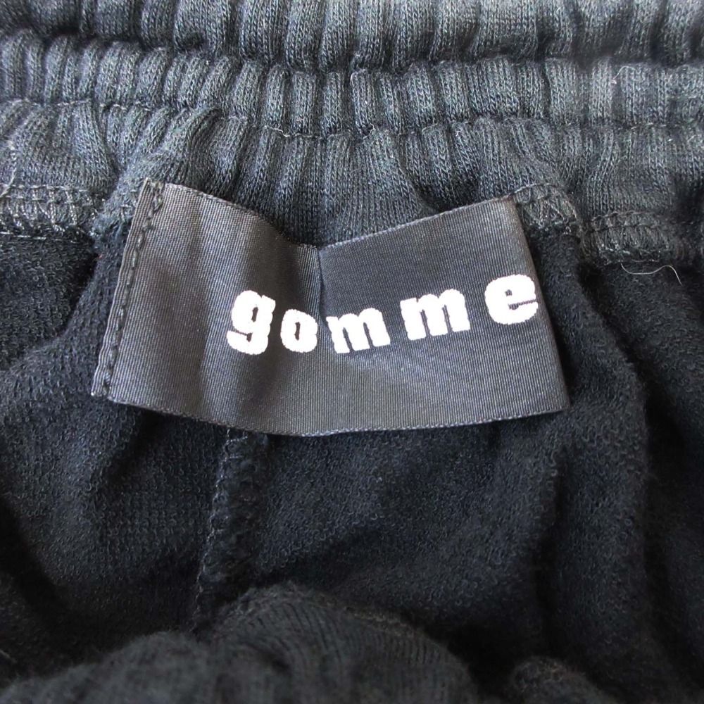 良品 gomme ゴム 変形 サルエル パンツ ワイド イージーウエスト