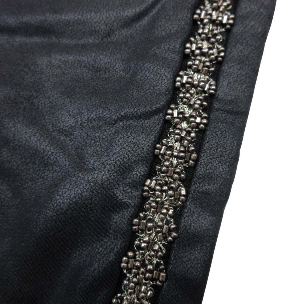 美品 bajra バジュラ サイドライン ビーズ コーティング レギンス