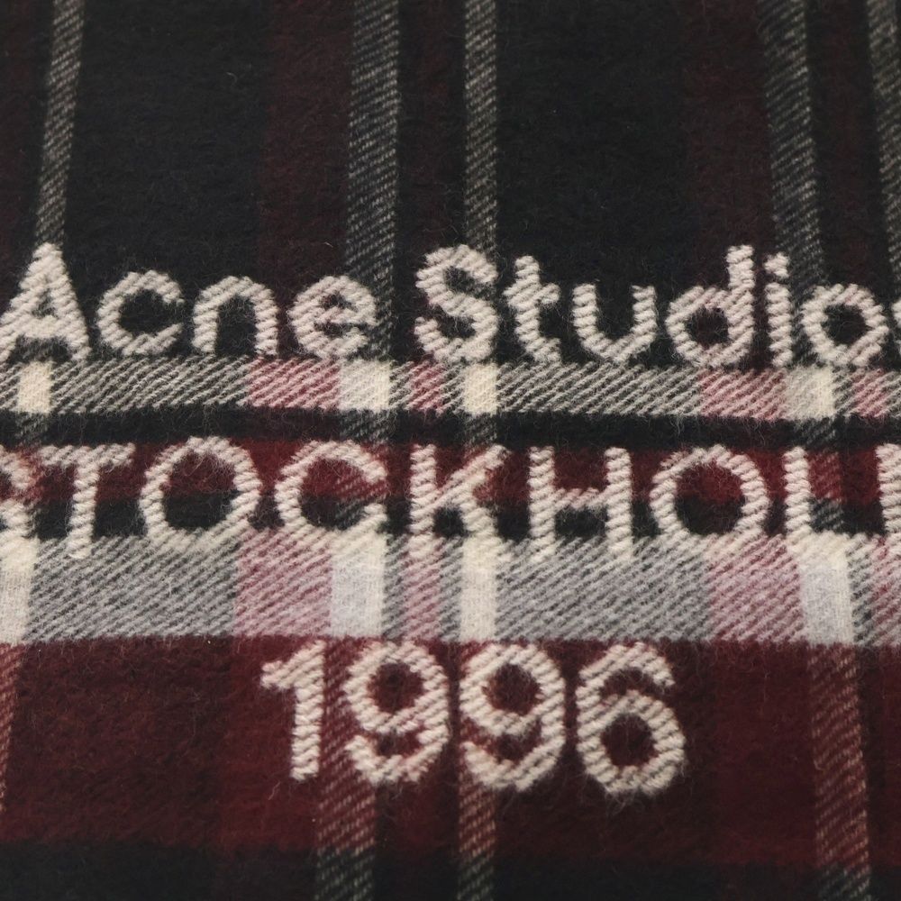 Acne Studios (アクネ ストゥディオズ) ウール混 フリンジ付き