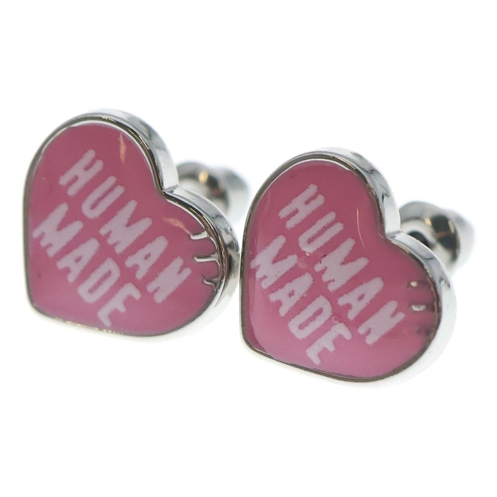 HUMAN MADE (ヒューマンメイド) 25SS Heart Silver Earring HM29GD156