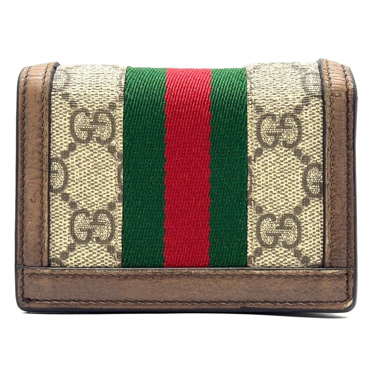 失敗しにくい大人の選択】 GUCCI 二つ折り財布 オフィディア GG