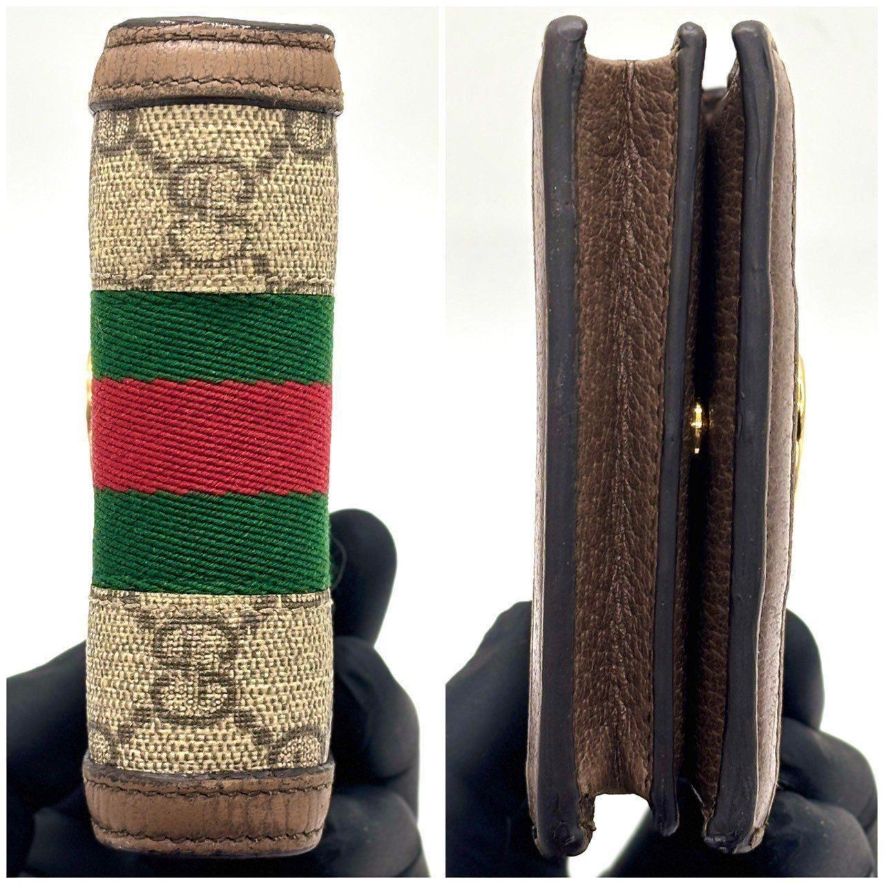 失敗しにくい大人の選択】 GUCCI 二つ折り財布 オフィディア GG