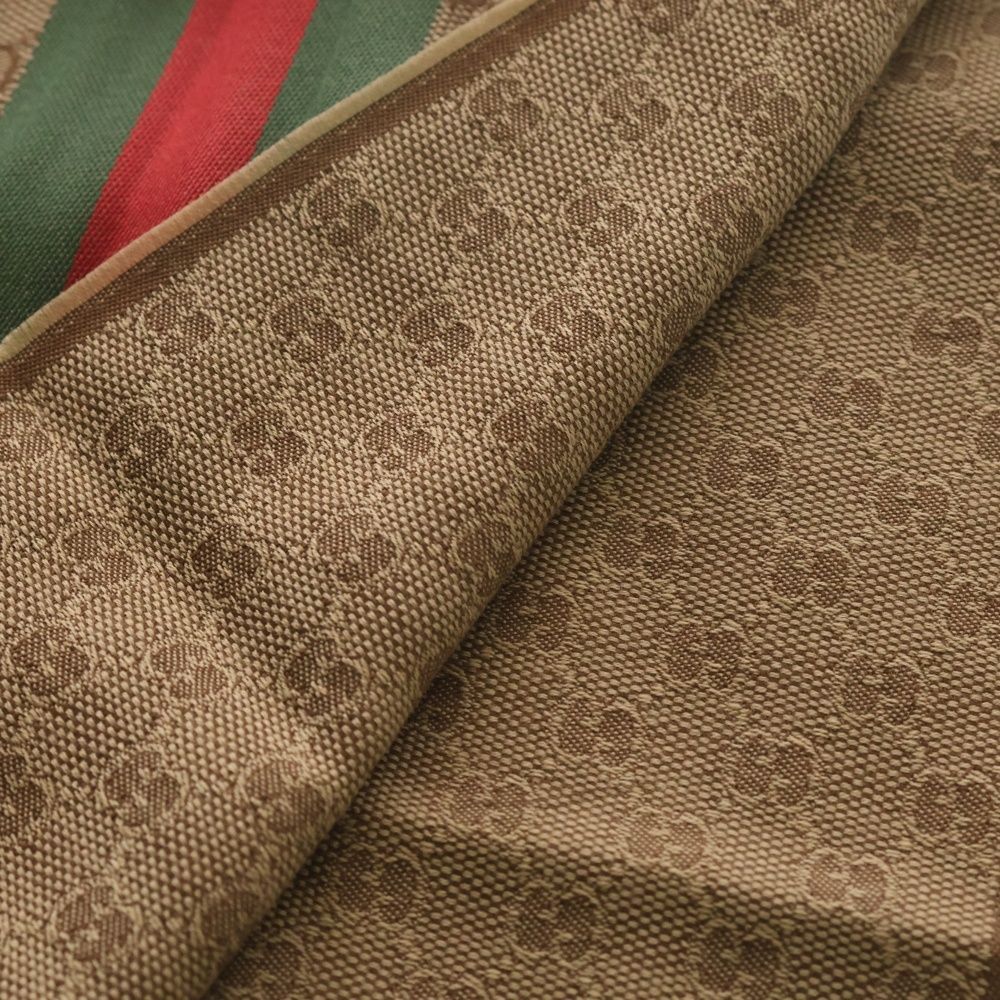 GUCCI (グッチ) GG柄 シェリーライン シルク混 ウールストール