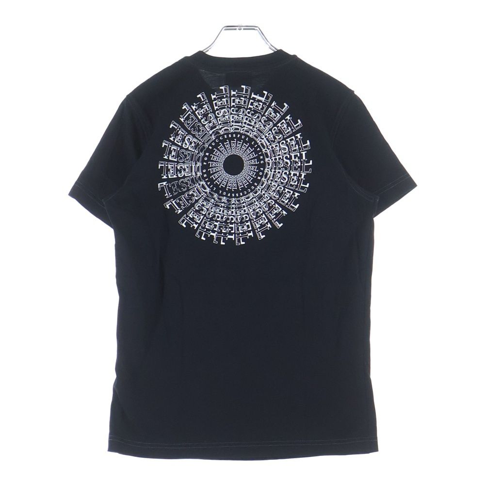 DIESEL (ディーゼル) T-DIEGOR-K71 サークル ロゴプリント クルーネック半袖Tシャツカットソー ブラック A12499 - メルカリ diesel サークル　Tシャツ　ホワイト