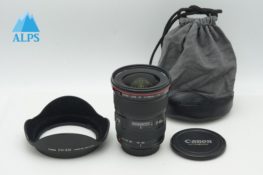 美品 Canon キヤノン EF 17-40mm F4L USM フルサイズ ズームレンズ