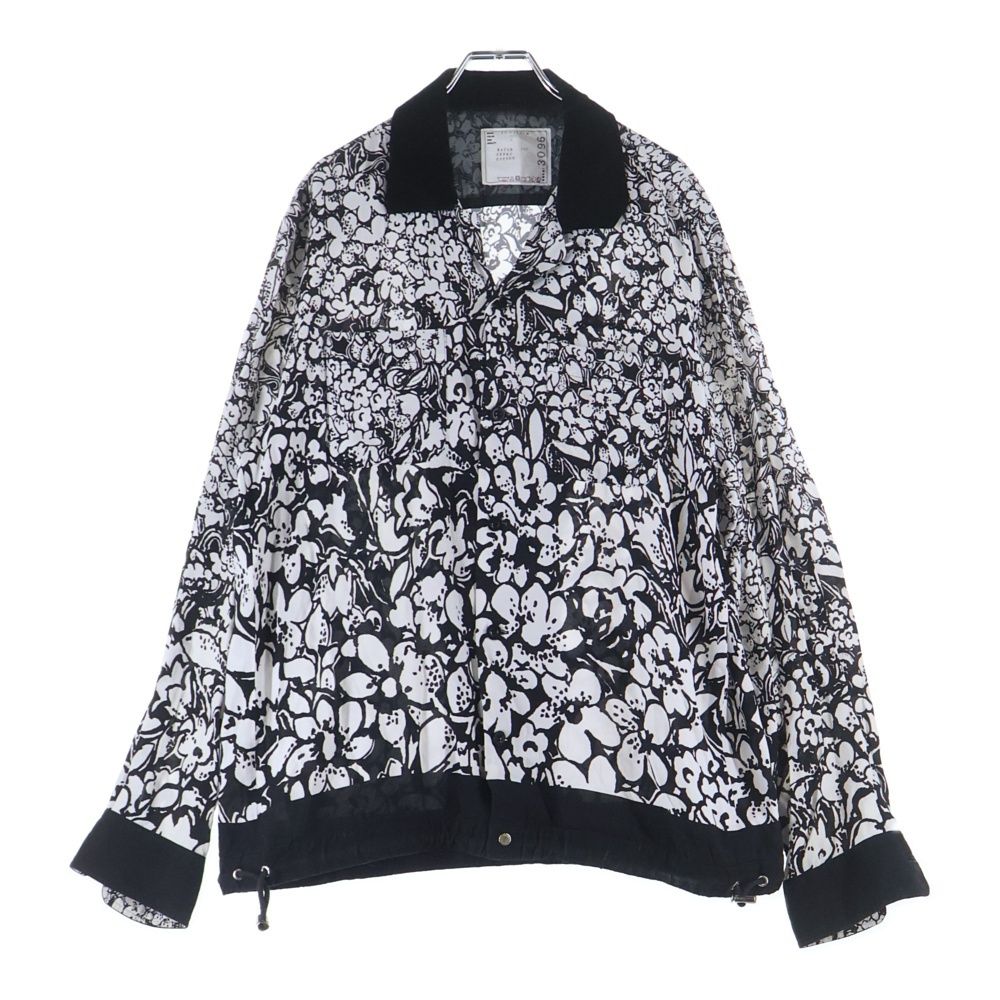 sacai 24ss Floral Print Pulloverシャツ サイズ2 Sacai (サカイ) 24SS Floral Print Shirt フローラルプリントシャツ