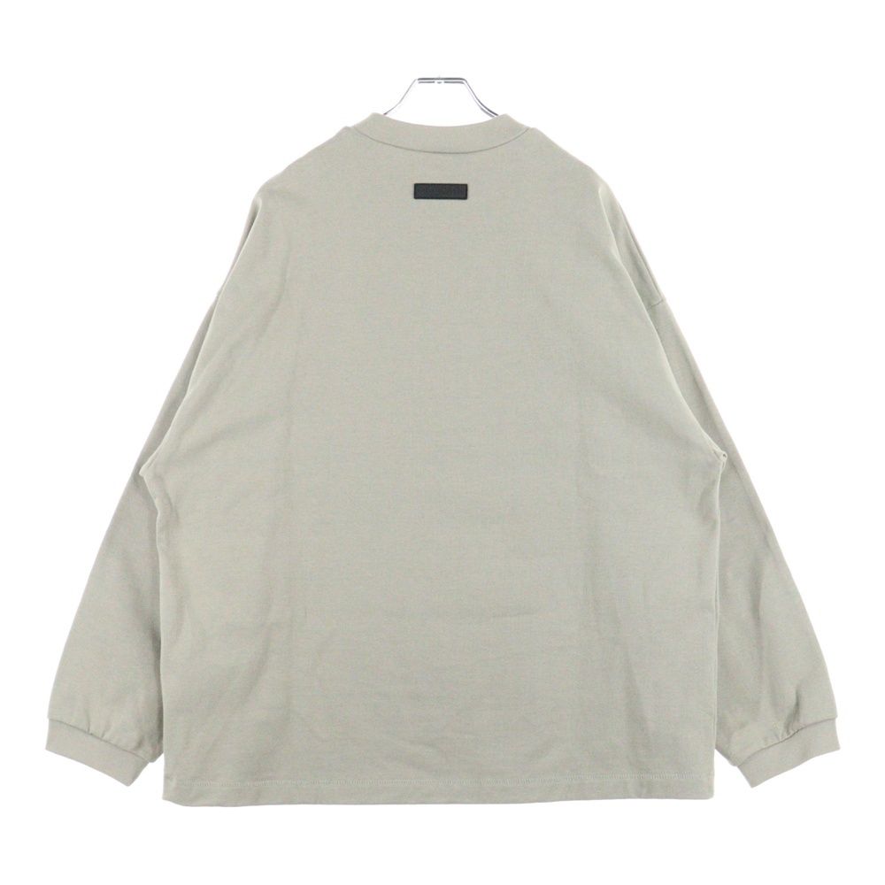 FEAR OF GOD ESSENTIALS (フィアオブゴッド エッセンシャルズ) フロントロゴ ロングスリーブカットソー ベージュ