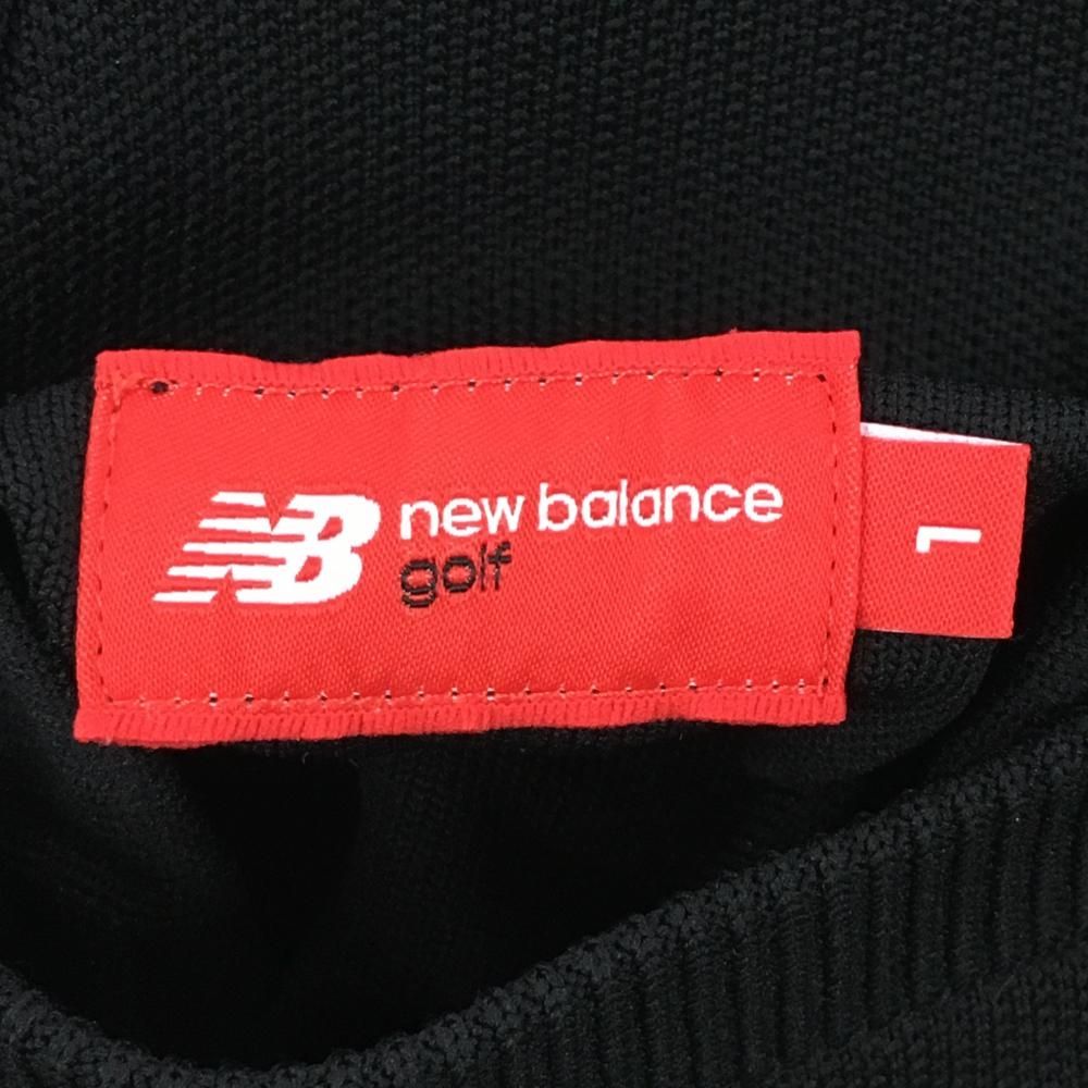 超美品】ニューバランスゴルフ ニットスカート 黒×白 サイド一部