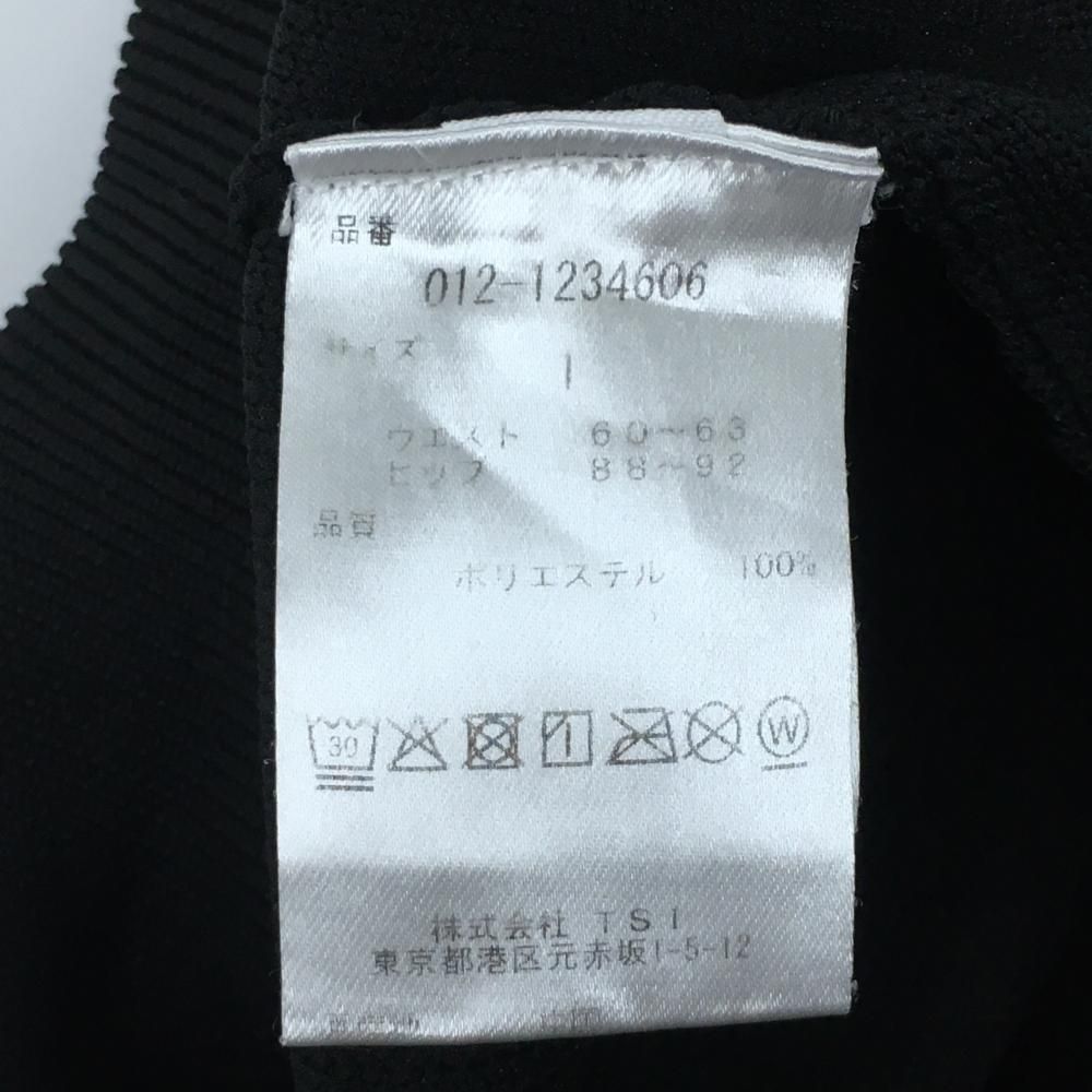 超美品】ニューバランスゴルフ ニットスカート 黒×白 サイド一部