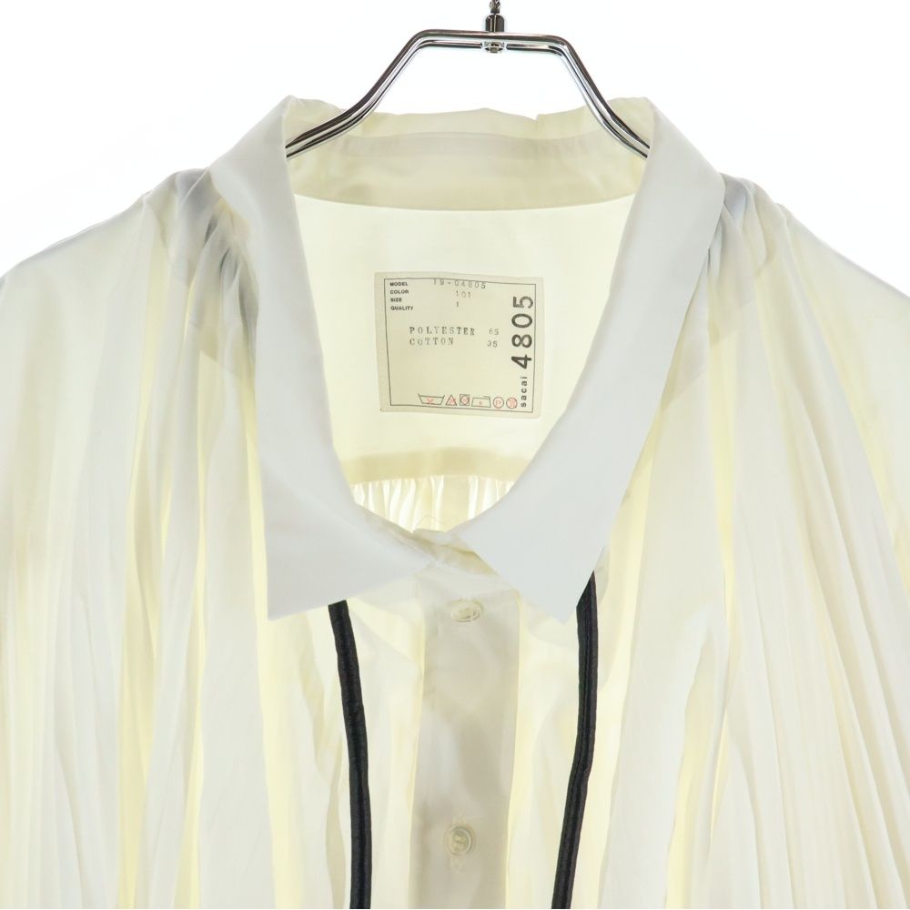 値段交渉有】sacai ホワイト 長袖シャツ 返品不可 Sacai (サカイ