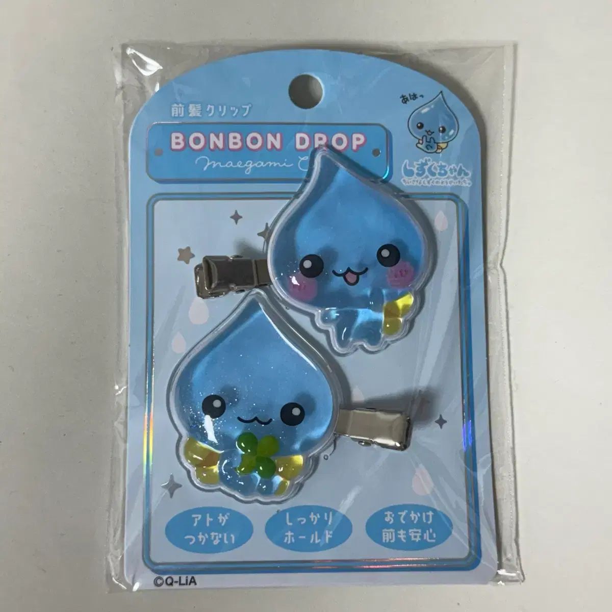 日野森 雫(しずく)ちゃん ボンボン ドロップ ヘアクリップ ヘアピン