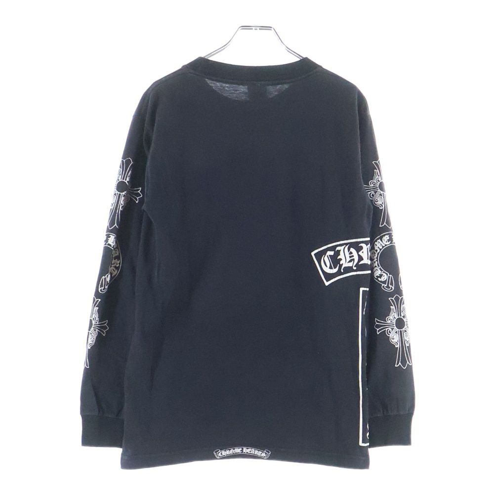 CHROME HEARTS (クロムハーツ) OLD T Bar Horseshoe L/S Tee オールド Tバー アーム ホースシュー 長袖Tシャツ ロンT ブラック