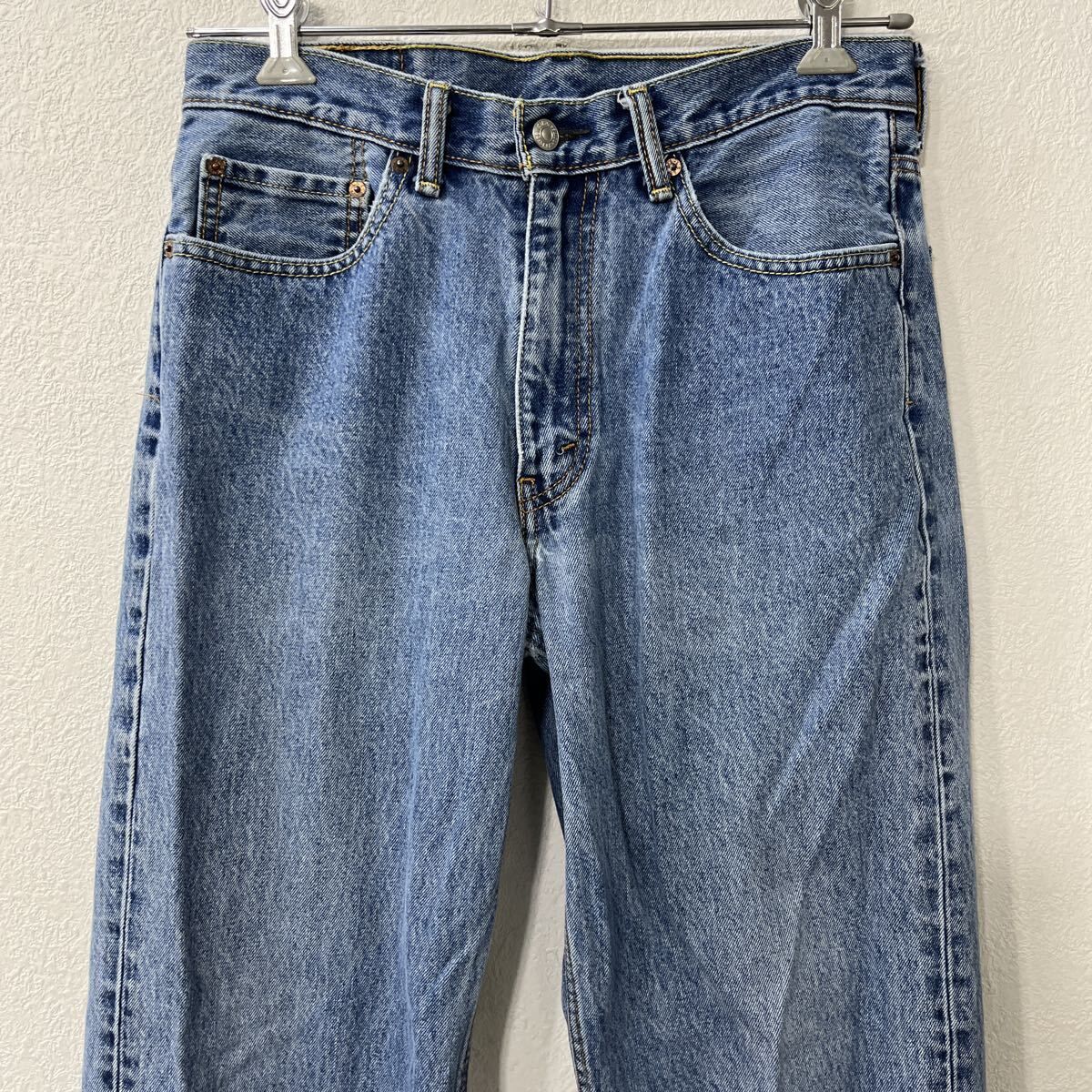 Levi's 550 デニムパンツ W32 ブルー リーバイス ジップアップ アメカジ ジーンズ デニム コットン 2601-464
