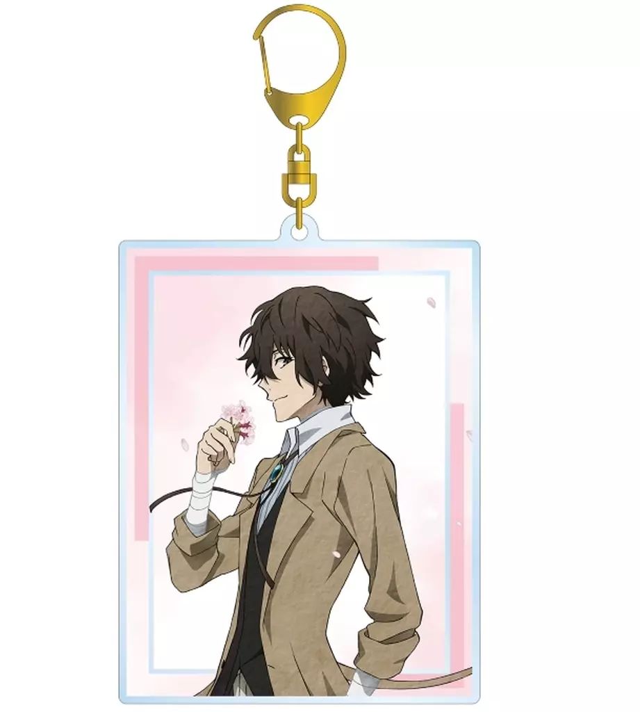 中古】キーホルダー 太宰治 描き下ろし 季節の歩みver. BIGアクリル