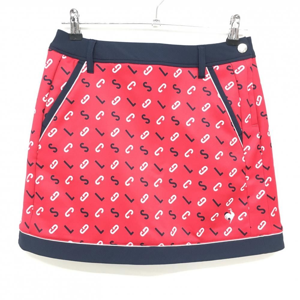 新品 定価15,400円 ルコック ゴルフ Lサイズ ダウンスカート 赤