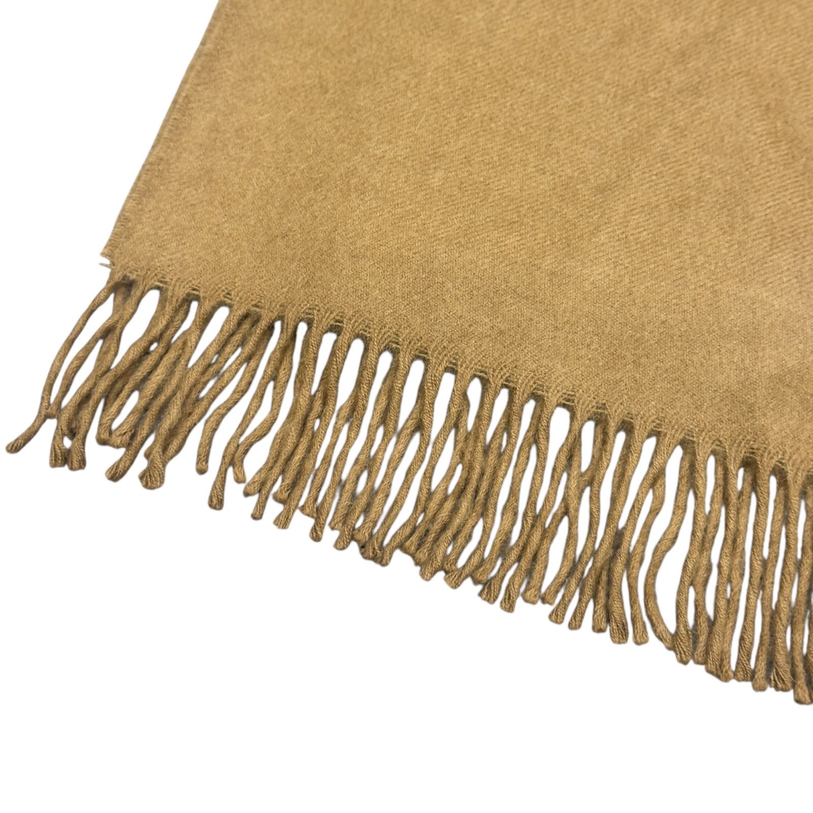 新品 THE INOUE BROTHERS ベビーアルパカマフラー キャメル - メルカリ