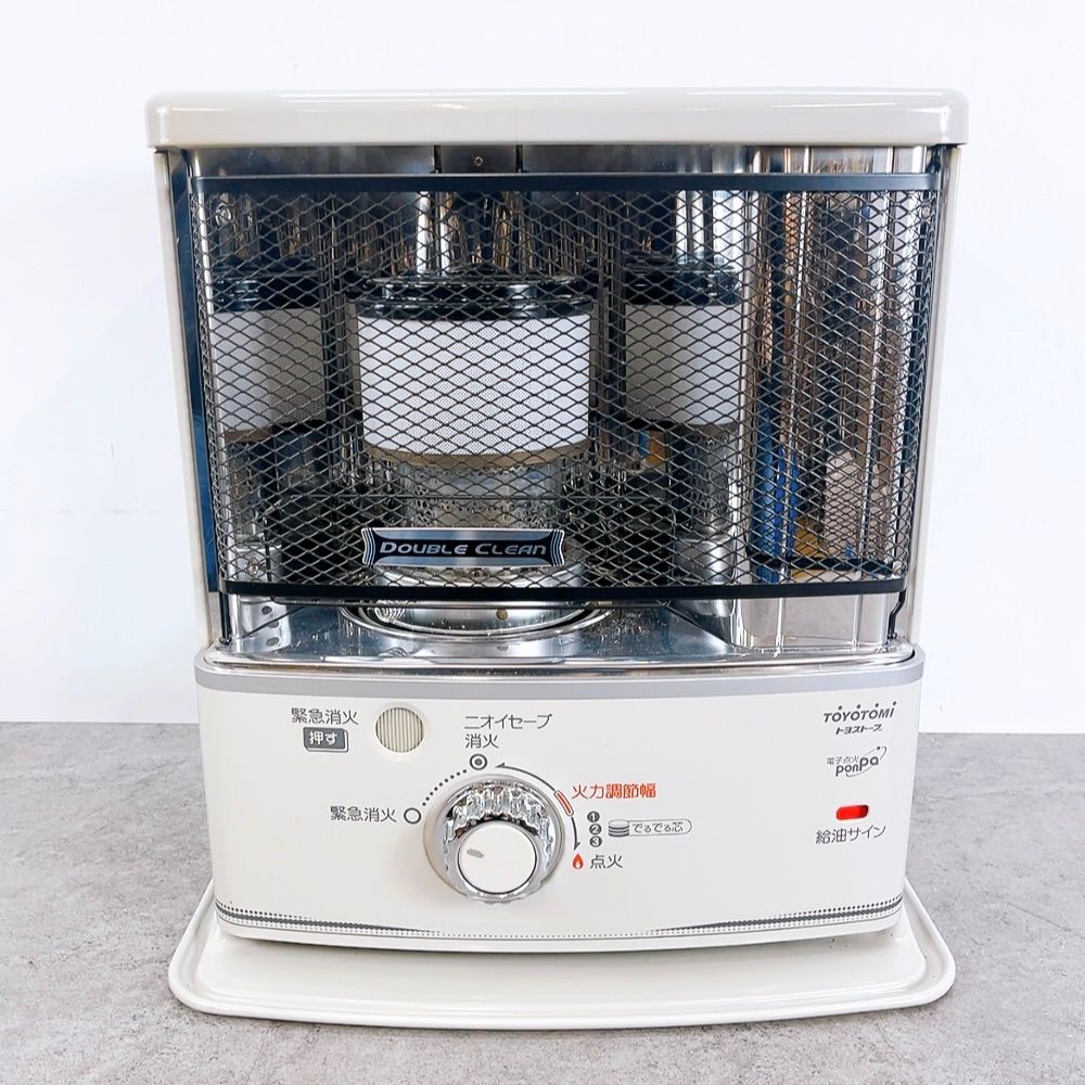 H-615 トヨトミ 石油ストーブ RC-S28G ホワイト 2016年製 動作品