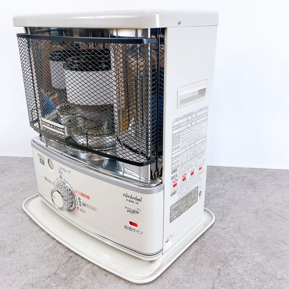 H-615 トヨトミ 石油ストーブ RC-S28G ホワイト 2016年製 動作品