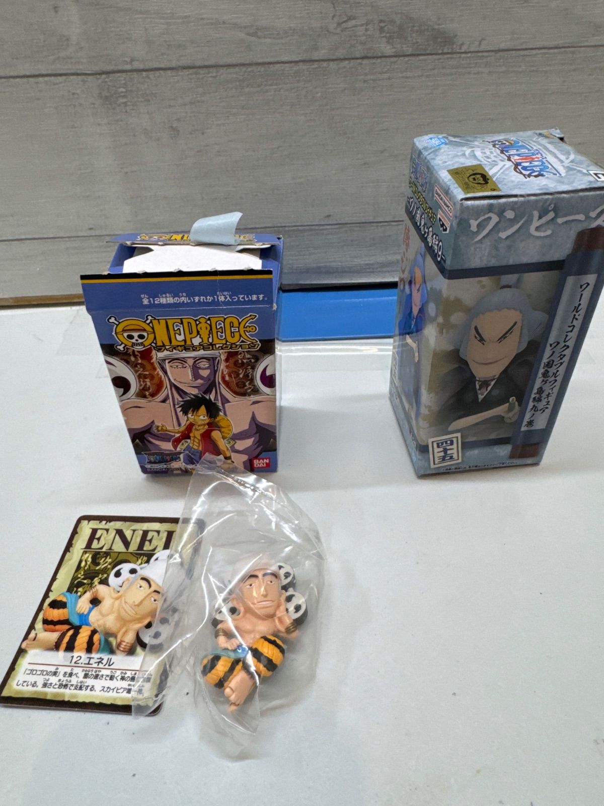 I2-32】◇ ワンピース ミニフィギュア エネル&侍ジロー 2点セット