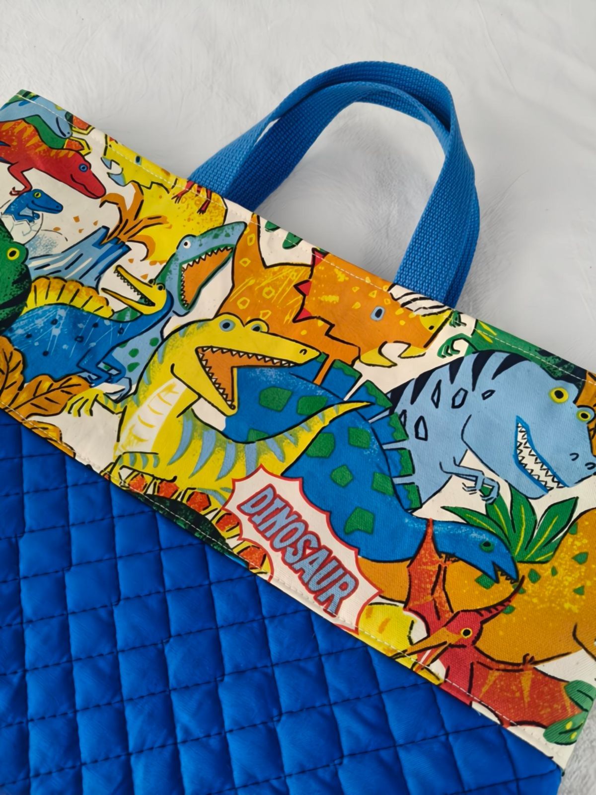 新作☆ カラフルダイナソーの入園入学セット ハンドメイド 恐竜