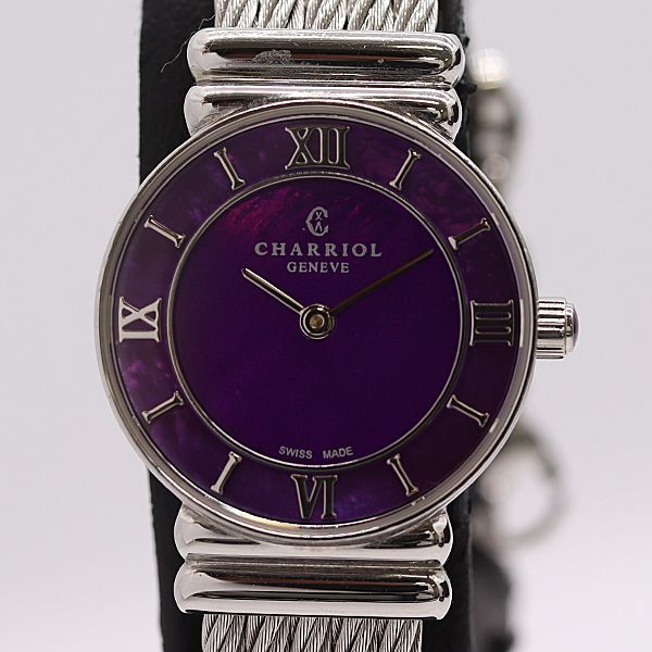 美品 稼働 箱/保付 シャリオール サントロペ 028SPI.540.553 G06287 QZ