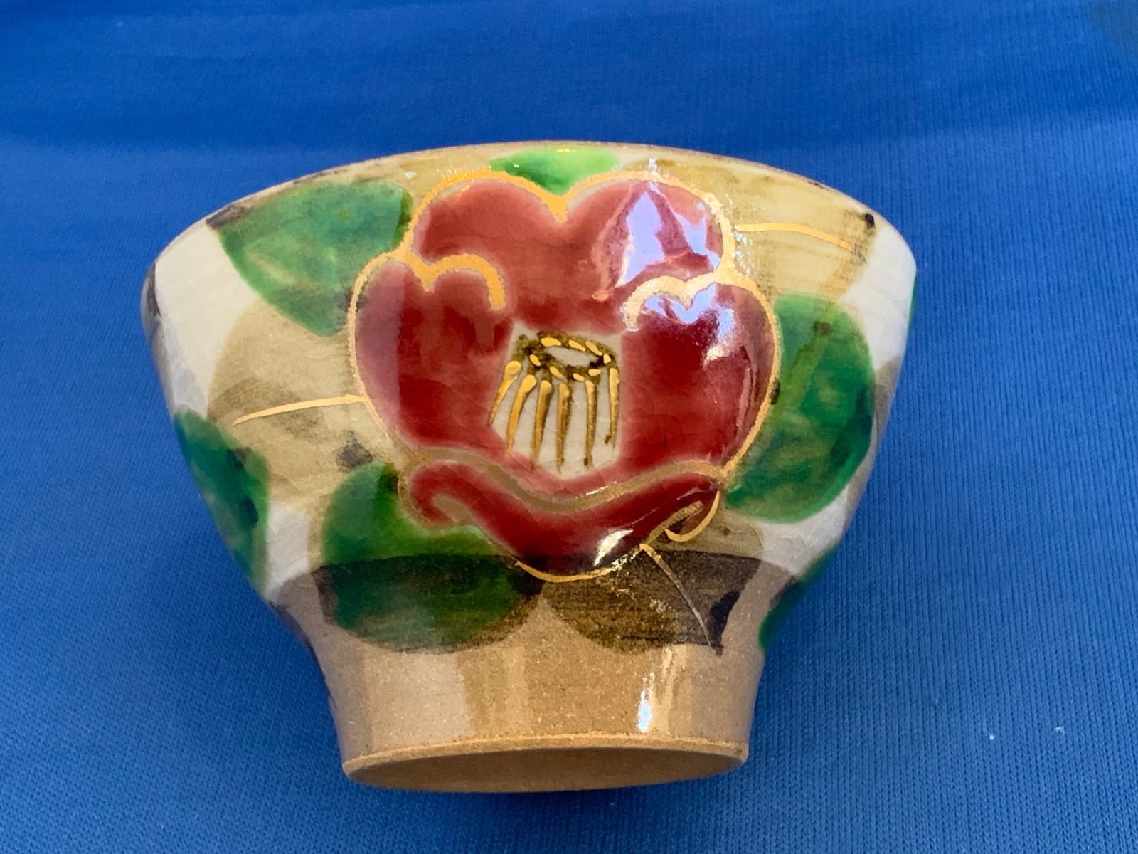 京焼/清水焼「嘉豊窯 椿絵 湯のみ」5客 - メルカリ