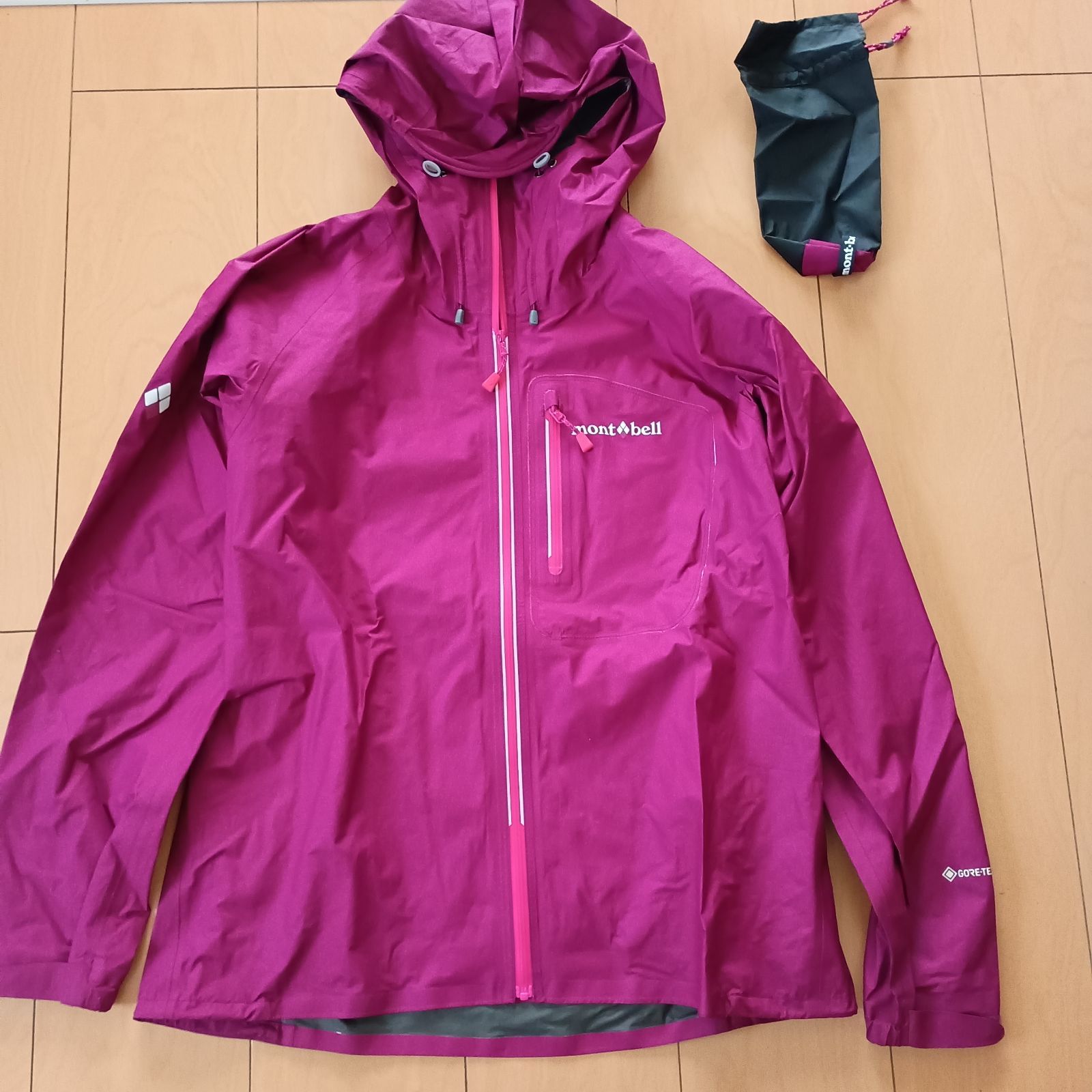 良品 モンベル GORE-TEX トレントフライヤージャケット レディースM