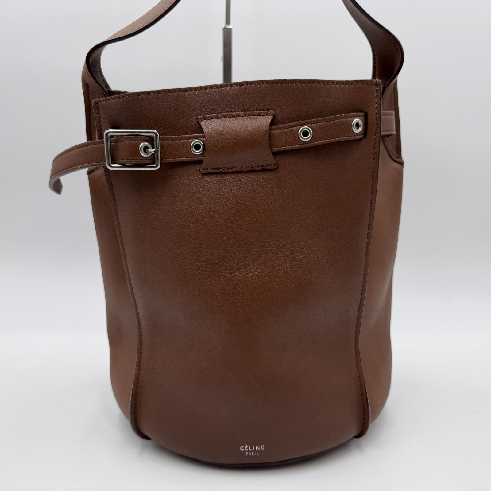 CELINE（セリーヌ）ビッグバッグ バケット ショルダーバッグ ブラウン