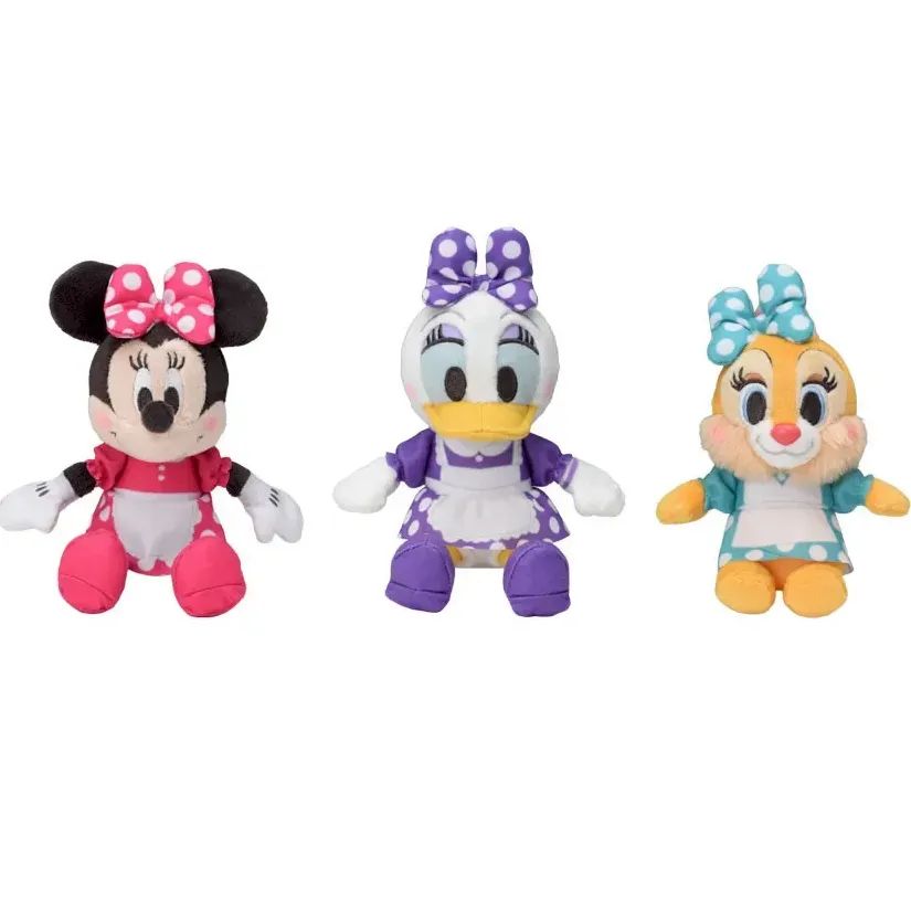 ミニーマウス＆デイジーダック&クラリス 赤いほっぺマスコット各種