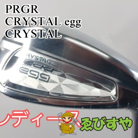 入間■【】 レディースアイアンセット プロギア PRGR #7 CRYSTAL egg CRYSTAL L 30[1934]