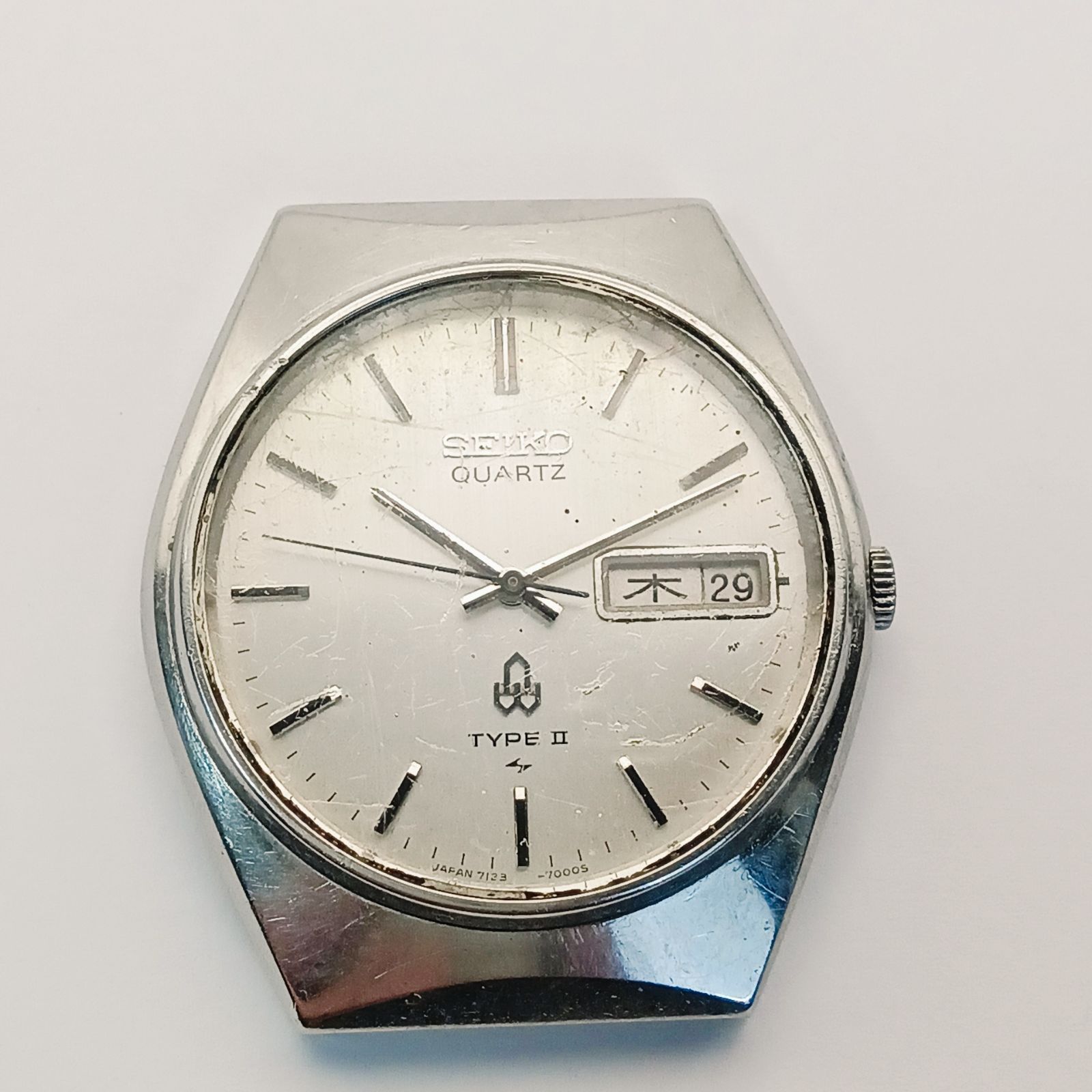 稼働 良品】0130-5 SEIKO TYPE II セイコー タイプ2 7123-7000 メンズ 