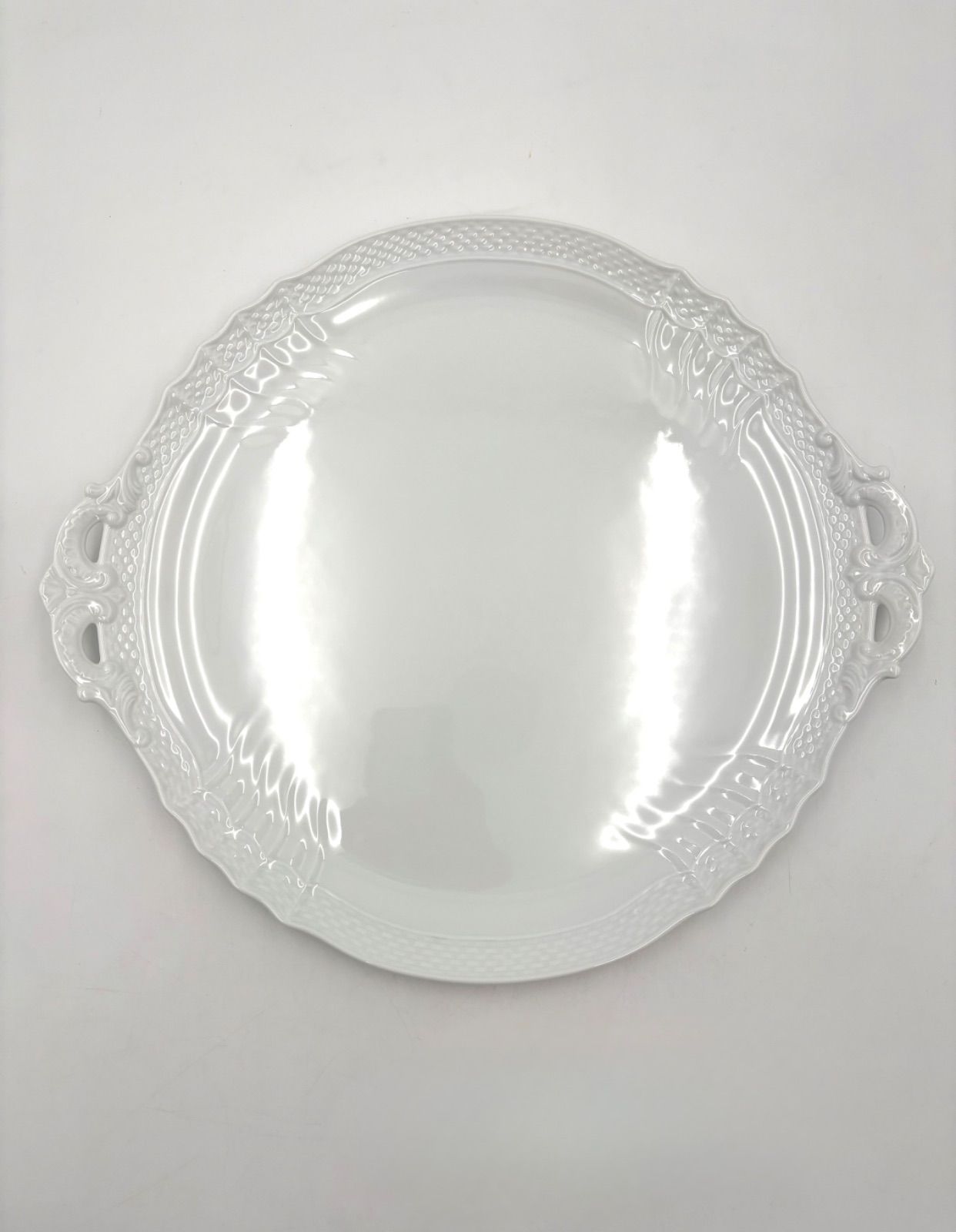 Richard Ginori リチャードジノリ ベッキオホワイト 31cm ケーキトレイ