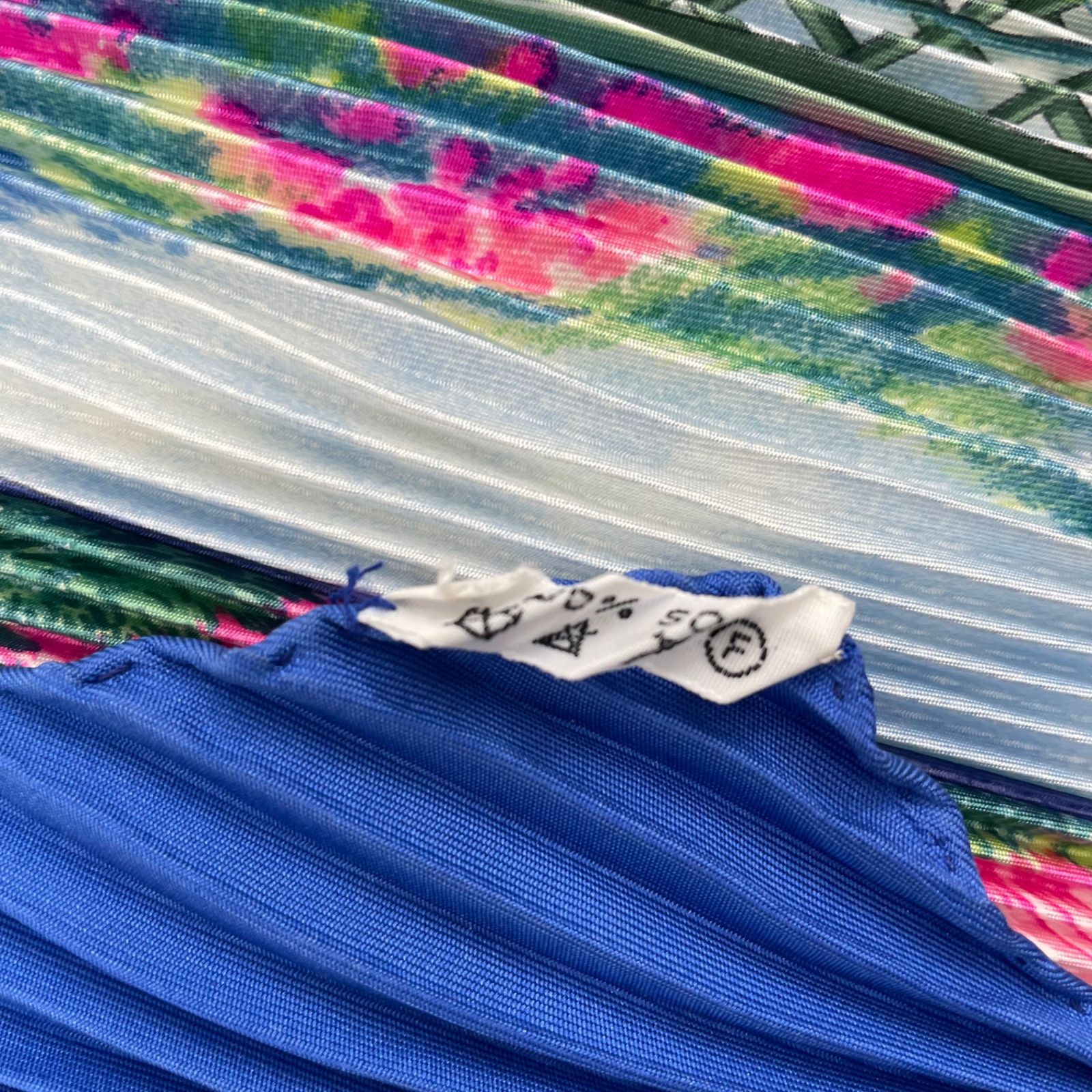 極美品 HERMES エルメス スカーフ プリーツ ジヴェルニー GIVERNY モネ