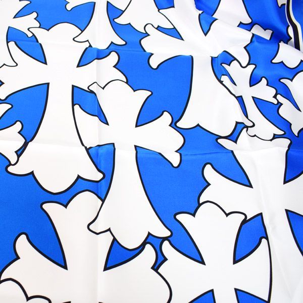 新品】クロムハーツ スカーフ CHROME HEARTS バンダナ シルク100